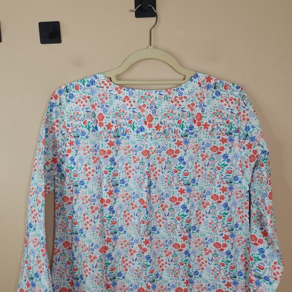 Duluth Wrinklefighter Tunic in Gardener Floral Size S - Picture 6 of 8